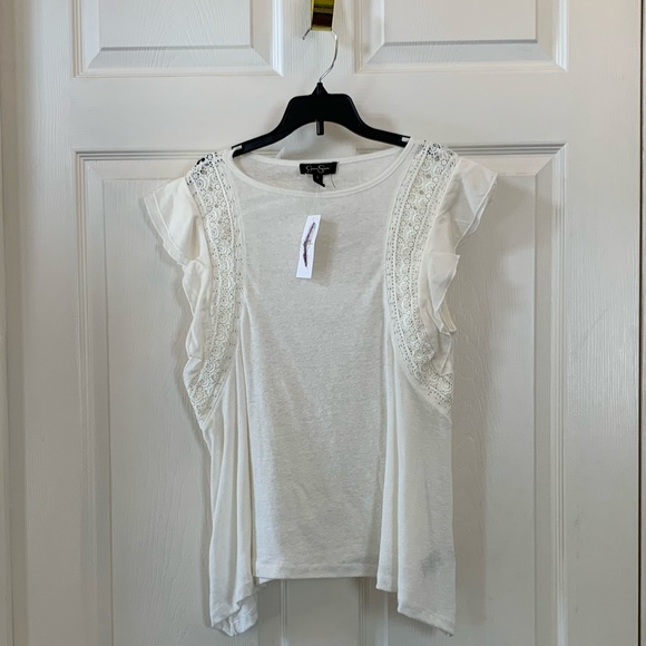 Jessica Simpson Moya Short Sleeve Blouse Size S - Picture 12 of 12